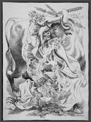 La cogida de la mujer torera por José Caballero Museo Reina Sofía.jpg