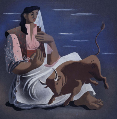 José Caballero Sin título. Guache sobre cartulina Museo Reina Sofía.jpg