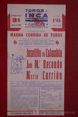 Plaza de toros de Inca cartel.jpg