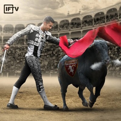 Cristiano Ronaldo torero toro.jpg