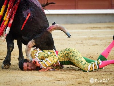 Cogida sufrida por Emilio de Justo.jpg