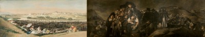 La pradera de San Isidro de 1788 y La romería de San Isidro de 1820 F de Goya.jpg