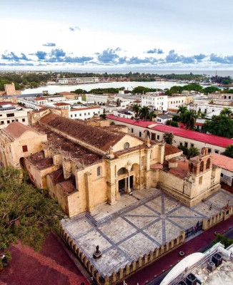 Catedral de Santo Domingo  Vista aèrea Construcción 1510.jpg