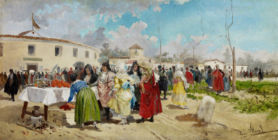 Eugenio Lucas Entrada a los toros, sol.jpg