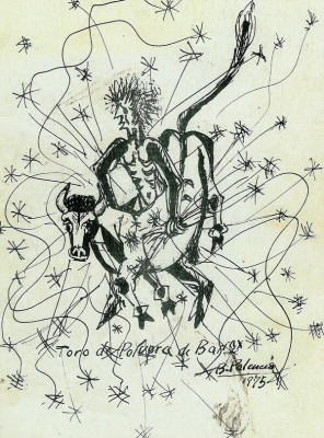 Toro de pólvora de Barrax obra de Benjamín Palencia.jpg