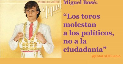 5 2020 Miguel Bosé Cita los toros molestan a los políticos no a ala ciudadanía.jpg