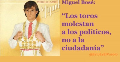 5 2020 Miguel Bosé Cita los toros molestan a los políticos no a ala ciudadanía.jpg