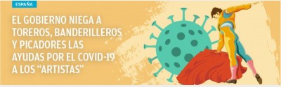 gobierno niega a toreros banderilleros picadores paro actores.JPG