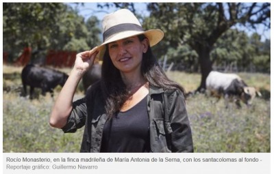Rocio Monasterio ganderia santacoloma.JPG