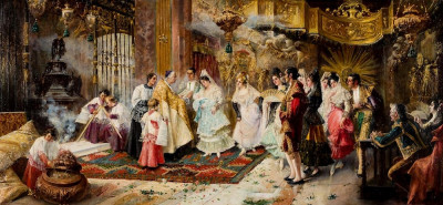 Salvador Viniegra El bautizo del hijo del torero.jpg