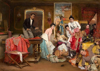 Salvador Viniegra Escena en la sastrería de toreros.jpg