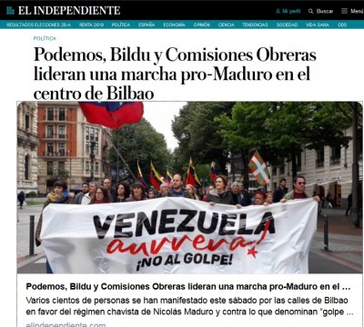 Bildu Podemos y Comisiones Obreras apoyan la brutal represión de Maduro.jpg