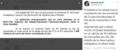 mascarillas el gobierno sangra a la gente.JPG