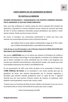 Carta de los ganaderos de Castilla La Mancha.jpg