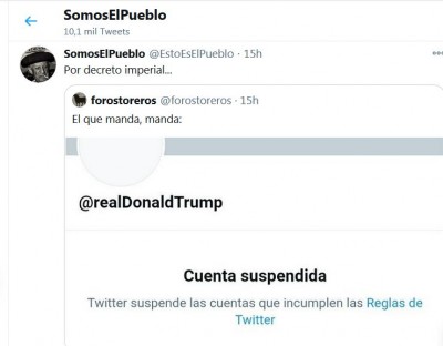 por decreto imperial cuenta suspendida Trump Tuiter.JPG