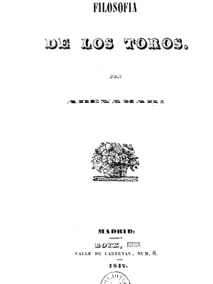 2 Filosofía de los toros Por Arenamar 1849 Biblioteca Nacional.PNG