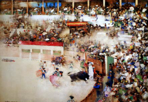 4 Arhtur Melville The Little Bullfight Bravo toro.png