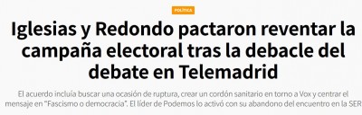 Reventar la campaña tras la debacle del debate en Telemadrid.JPG