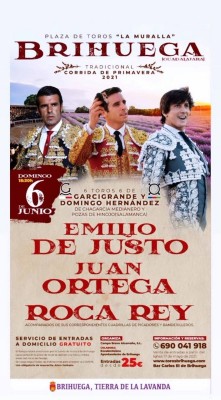 Emilio de Justo, Juan Ortega y Roca Rey en la Corrida de Primavera de Brihuega.jpg