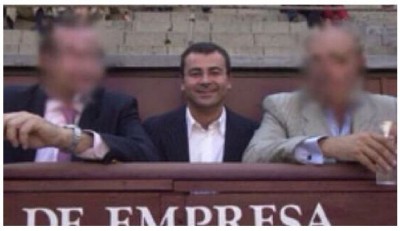 Jorge Javier Vázquez en los toros.JPG