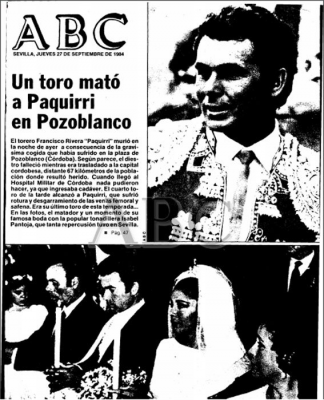 portada Abc cogida mortal Francisco Rivera Paquirri.png