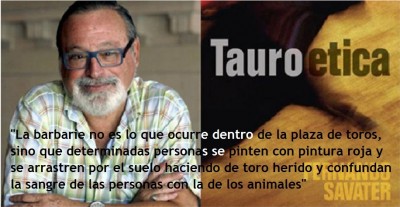 Fernando Savater sobre la barbarie confundir sangre de personas con la de animales 1.jpg