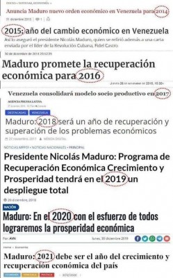 Maduro recuperación economía Venezuela 2015 16 17 2018.jpg