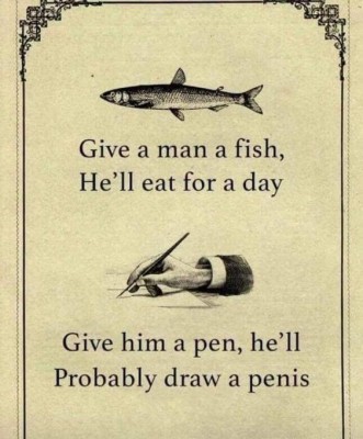 Da un pez come y da lapiz dibuja pene.jpg