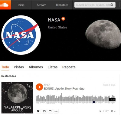 Grabaciones de la NASA Misiones al espacio exterior.JPG