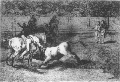Mariano Ceballos el indio mata el toro desde su caballo.jpg
