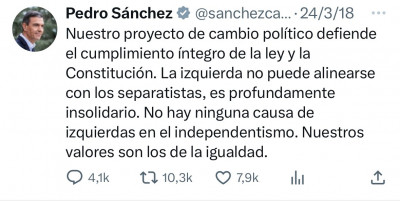 El socialismo miente no es Sánchez.jpeg