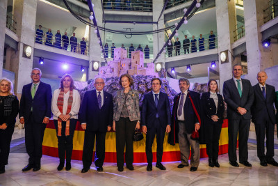 La reina Sofía, el alcalde Almeida y otros Belén Madrid Centro.jpeg