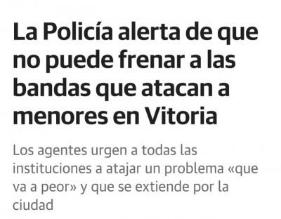 La policía alerta de que no puede frenar a las bandas.jpeg