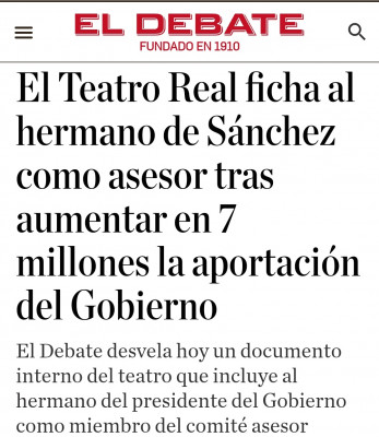 Sánchez coloca a su hermano en el Teatro Real.jpeg