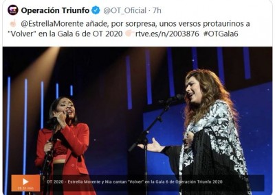 Estrella Morente Operación Triunfo versos taurinos.JPG