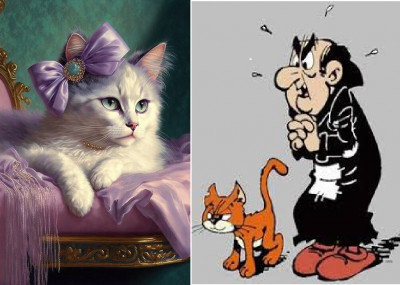 Le chat de Madame Ninette y el Gato Azrael.jpg