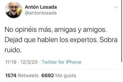 Anton Losada Dejad que hablen los expertos.jpg