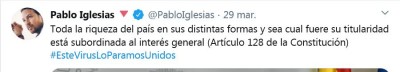 Iglesias tuit toda riqueza interes general.JPG