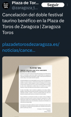 cancelación del doble festival en plaza de toros de zaragoza.jpg