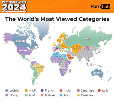 PornHub que ven los consumidores de porno del mundo.jpg