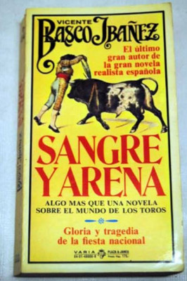 28 ene y 29 Vicente Blasco Ibáñez Sangre y arena.JPG