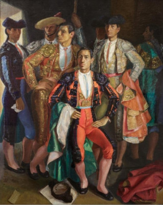 Vazquez Díaz El torero Juan Centeno y su cuadrilla.jpg