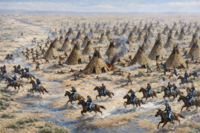 Exterminio de poblado indígena en Estados Unidos.jpg