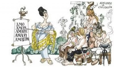 Asimilando la civilización por Mingote.jpg