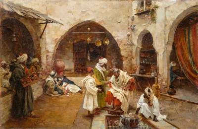 Enrique Simonet - El barbero del zoco.jpg