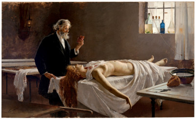 Enrique Simonet, Una autopsia.jpg