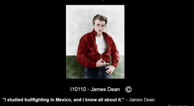 James Dean I studied bullfighting in Mexico tauromaquia mexico.JPG