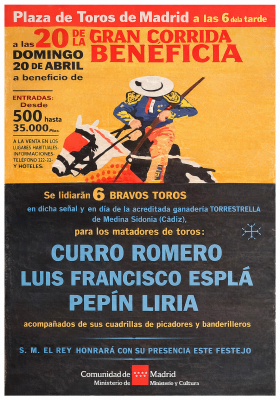 Alberto Corazón, Beneficencia 1996.png