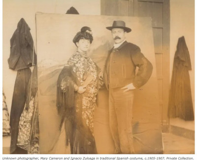 Mary Cameron con Ignacio Zuluoaga Foto autor no conocido.jpg
