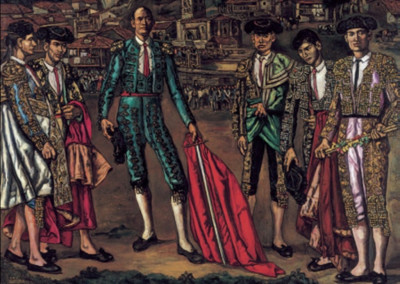 Gutiérrez Solana El Lechuga y su cuadrilla, 1917.Colección Grupo Santander.jpg